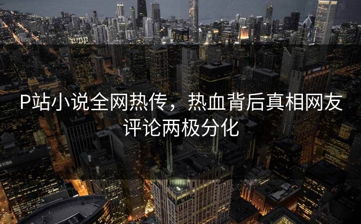 P站小说全网热传，热血背后真相网友评论两极分化