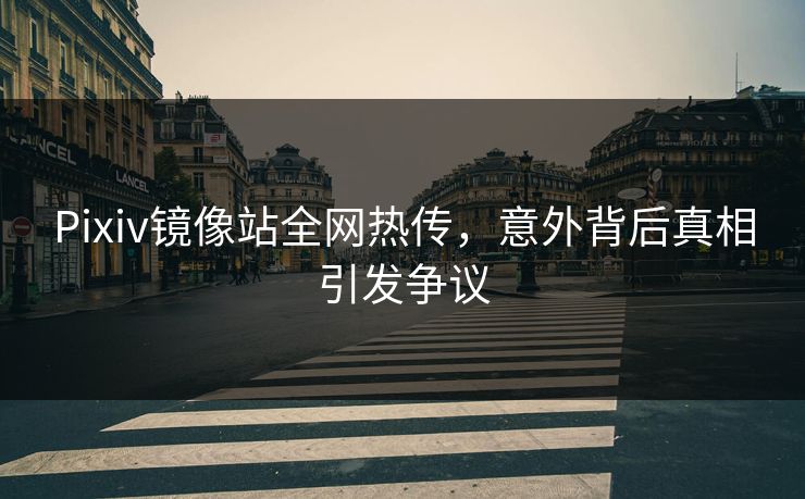 Pixiv镜像站全网热传，意外背后真相引发争议